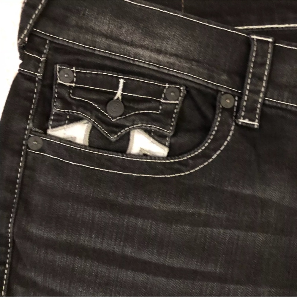 TRUE RELIGION Men's Jeans, Straight Jeans w/Flap - Picture 5 of 8